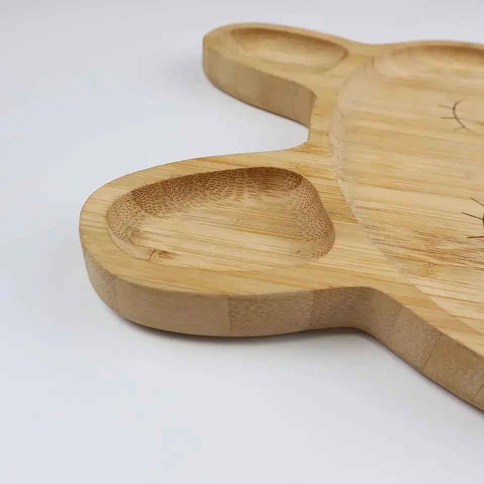 Conjunto de Bandejas de Bambu Personalizadas para Servir