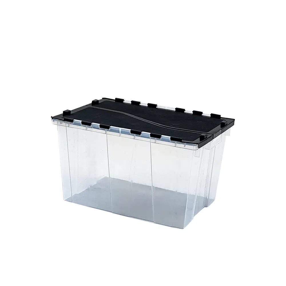Caixas de Armazenamento Versáteis 15-Gallon com Tampa para Acesso Fácil e Proteção