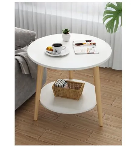 Mesa de Café Simples de Bambu/Madeira, Mesa de Sofá, Varanda, Lado da Cama, Mesa Lateral Mini