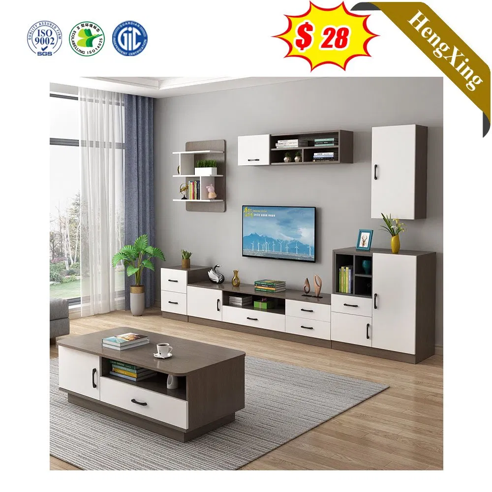 Móvel de sala de estar moderno e simples, mesa lateral personalizada em MDF, armário de madeira, suporte para TV