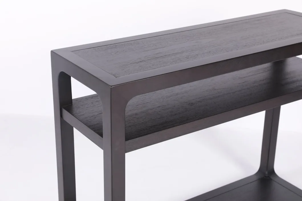 Mesa Console de Madeira Rústica para Decoração de Hall de Entrada