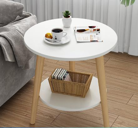 Mesa de Café Simples de Bambu/Madeira, Mesa de Sofá, Varanda, Lado da Cama, Mesa Lateral Mini