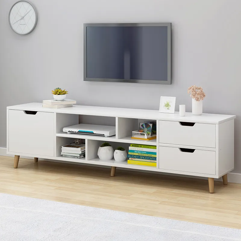 Fabricante Suporte para TV de Madeira Elegante Suporte para TV Luxuoso, Atacado Suportes de Mesa Duráveis para TV Novo