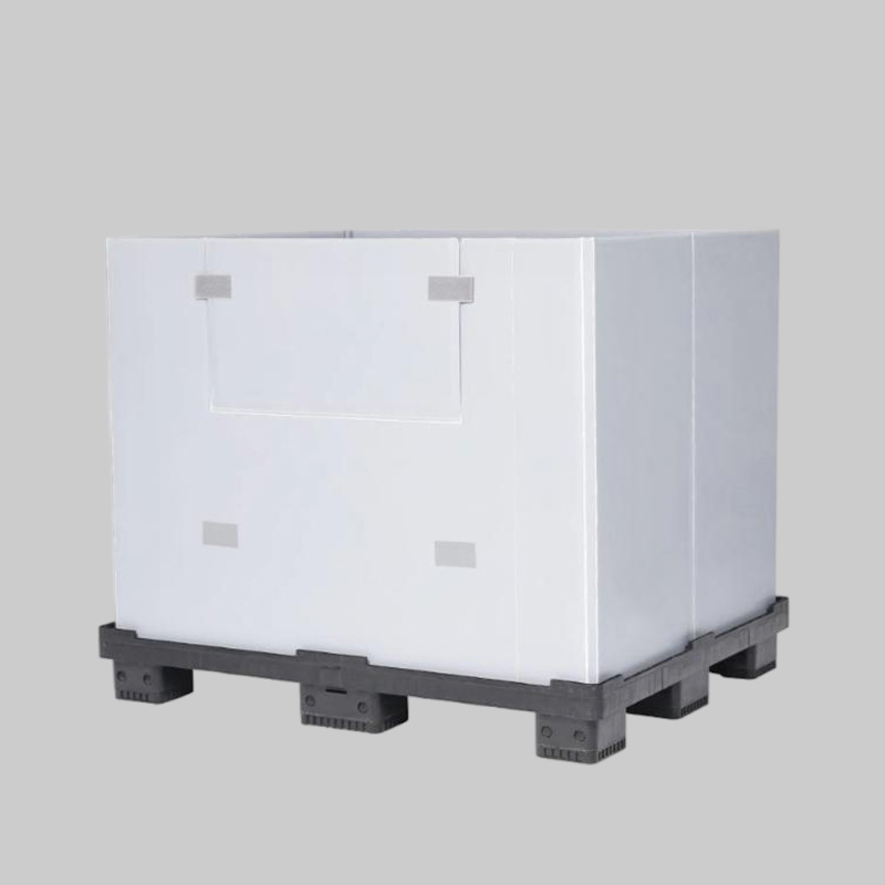 Container de Armazenamento Plástico Empilhável Personalizado de Alta Capacidade para Transporte de Produtos Industriais