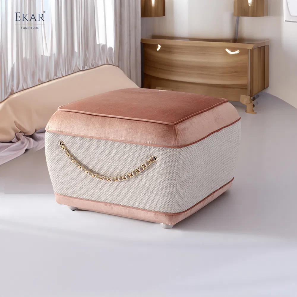 Banqueta de Tambor com Corrente de Elegância Industrial para o Seu Espaço
