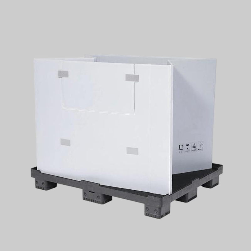 Container de Armazenamento Plástico Empilhável Personalizado de Alta Capacidade para Transporte de Produtos Industriais