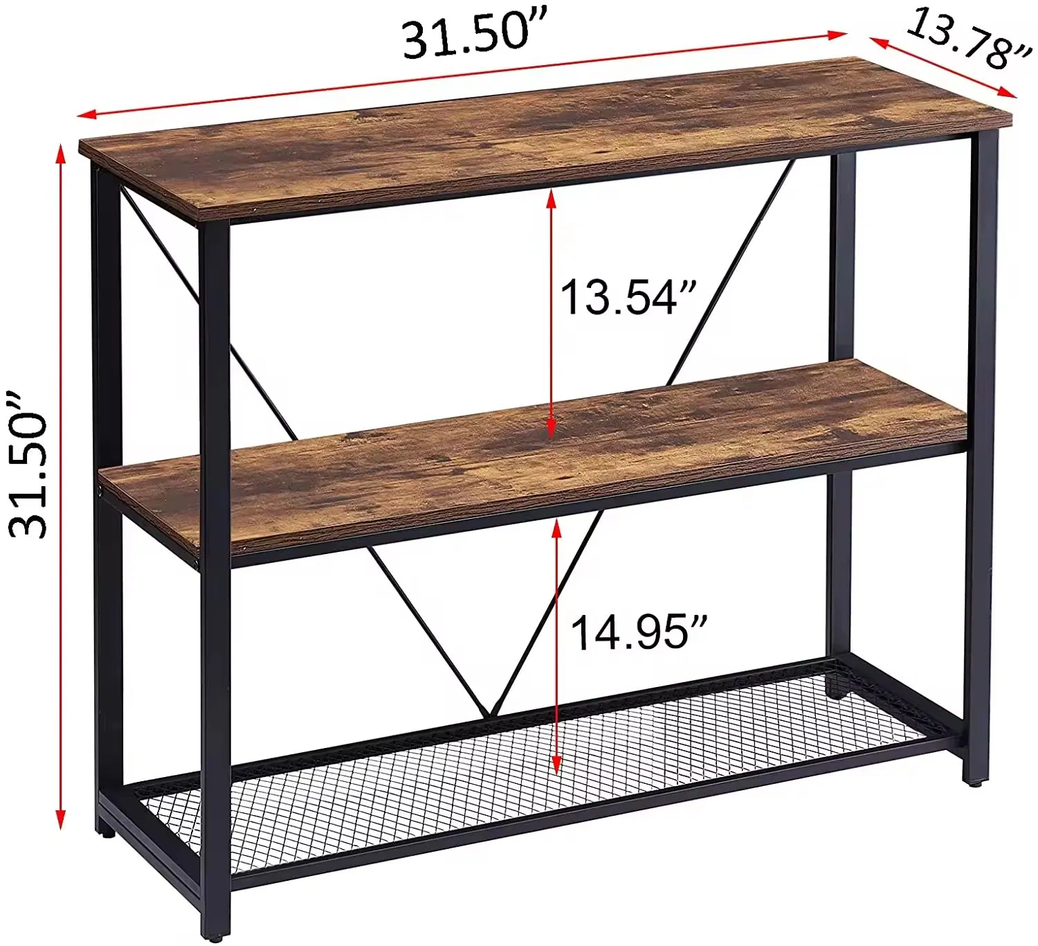 Venda Quente 3 Camadas Console Mesa de Canto Mesa MDF da Sala de Estar Entrada Mesa de Console de Madeira
