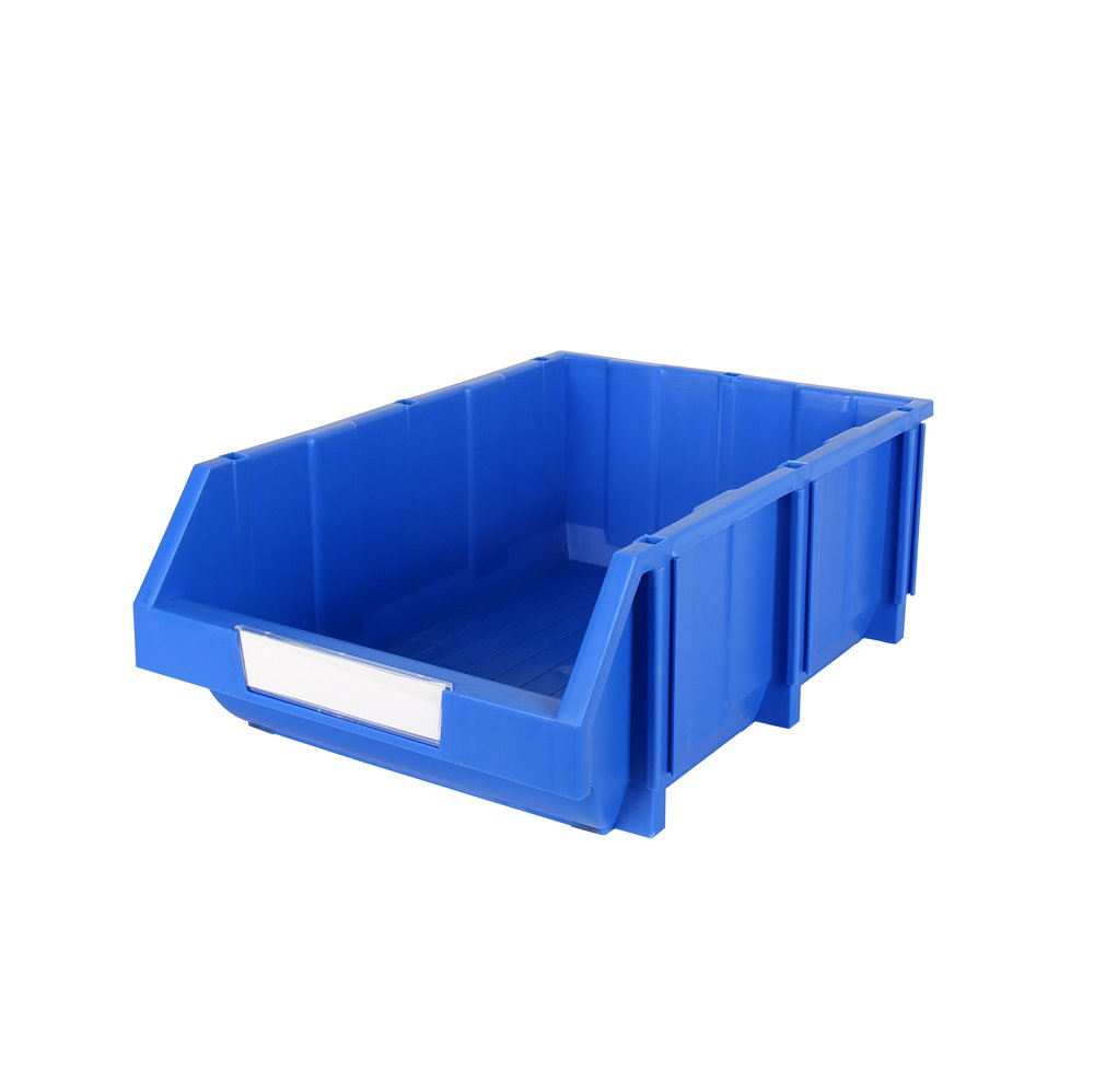 W400*D600*H220 Caixa de Armazenamento Empilhável de Plástico Grande e Resistente para Roupas/ Vestuário e Têxteis