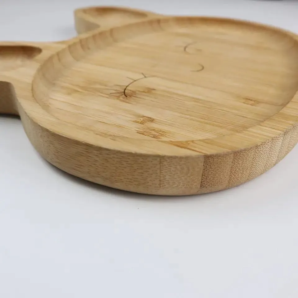 Conjunto de Bandejas de Bambu Personalizadas para Servir