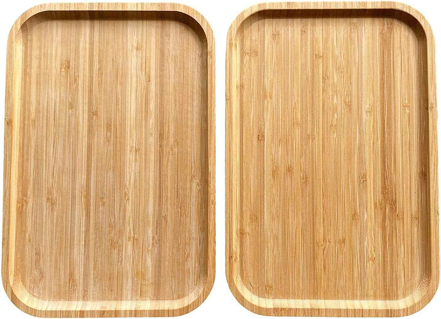 Bandeja dobrável de bambu portátil para servir café, lanche e chá na mesa de jantar