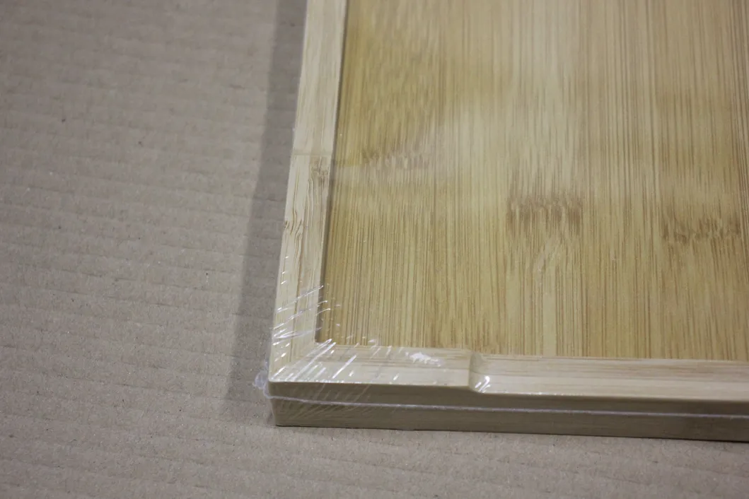 Prato de Jantar Retangular Estilo Doméstico para Hotel e Restaurante Conjunto de Chá de Madeira de Bambu Copo de Água Bandeja de Propaganda para Fotos