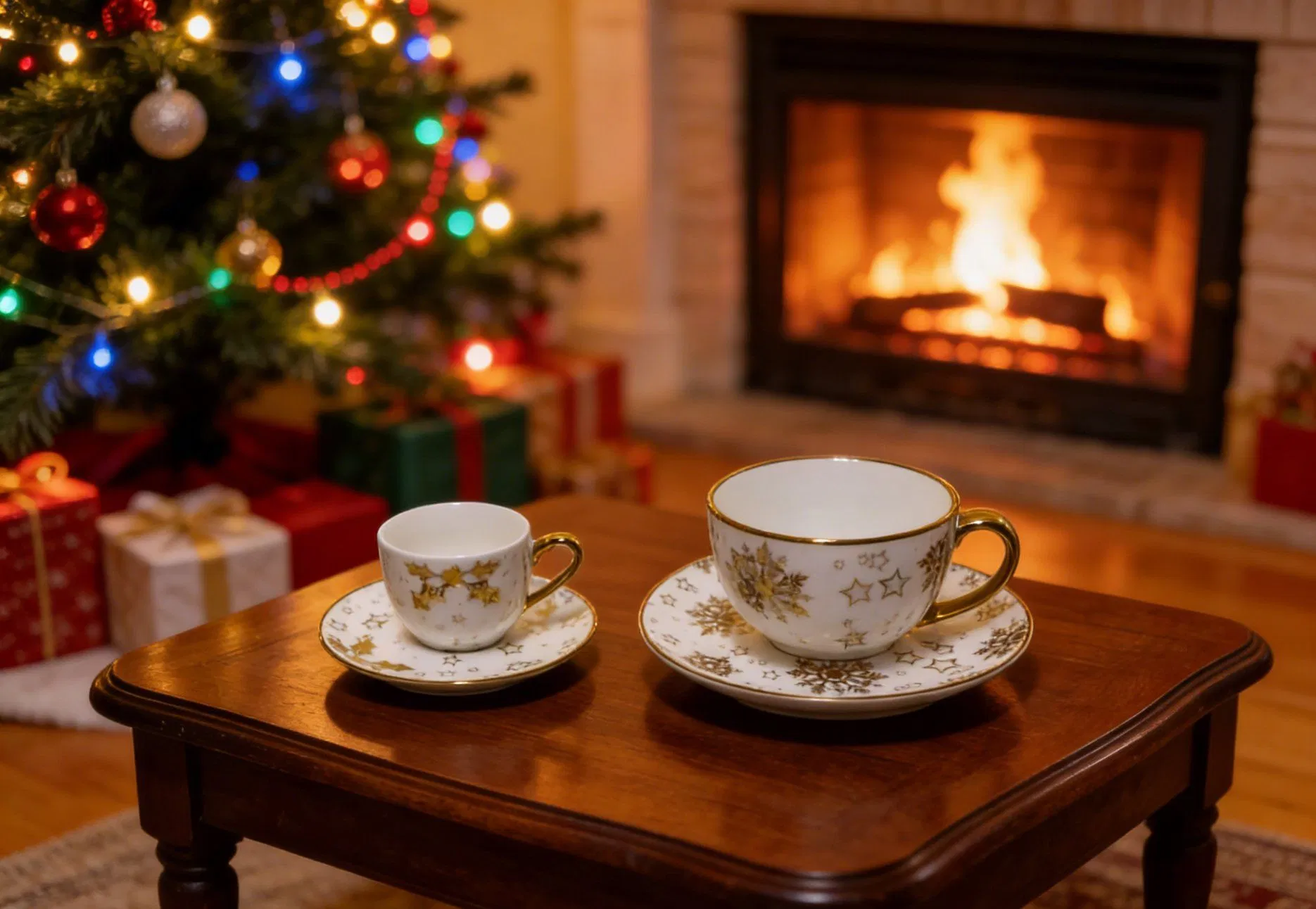 Conjunto de Jantar de Natal com Decalque Brilhante, Louça de Cerâmica para Jantar em Casa