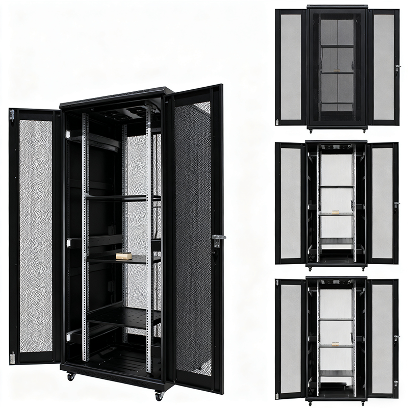 Gabinete de Rede de Piso Premium 18u-47u para Armazenamento Eficiente