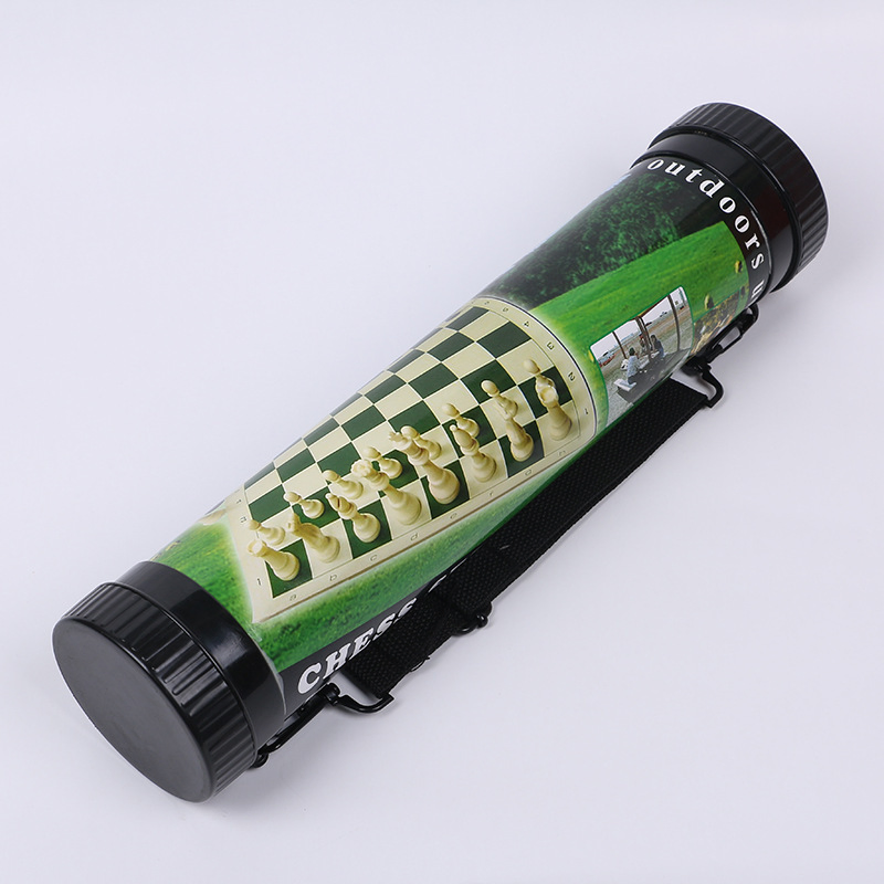 Wholesale Cheap PU Leather Rolling up Vinyl Chess Fold Board Game