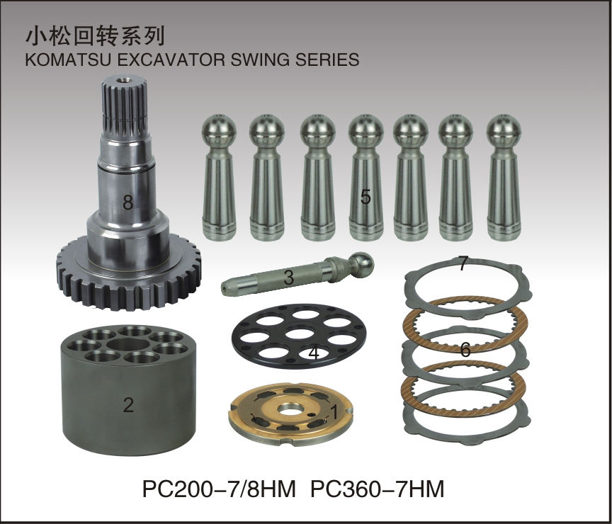 Swing Motor Series PC60 PC120-3 5 6hm PC200-6hm PC300 PC400-3hm Machinery Spare Parts Excavator Repair Kits