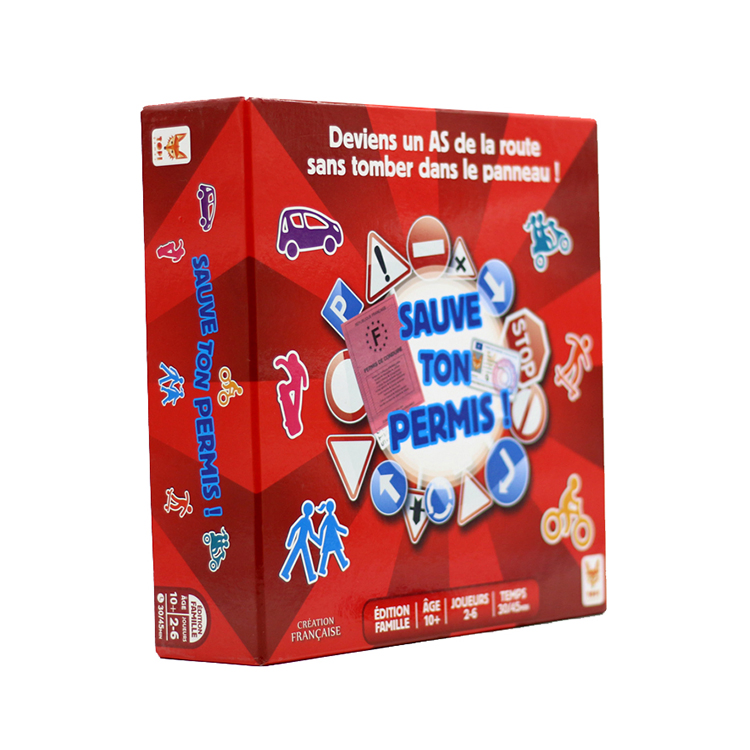 China Factory Custom Ludo Board Card Game Card Printing for Family Traveling Party Game for Fun