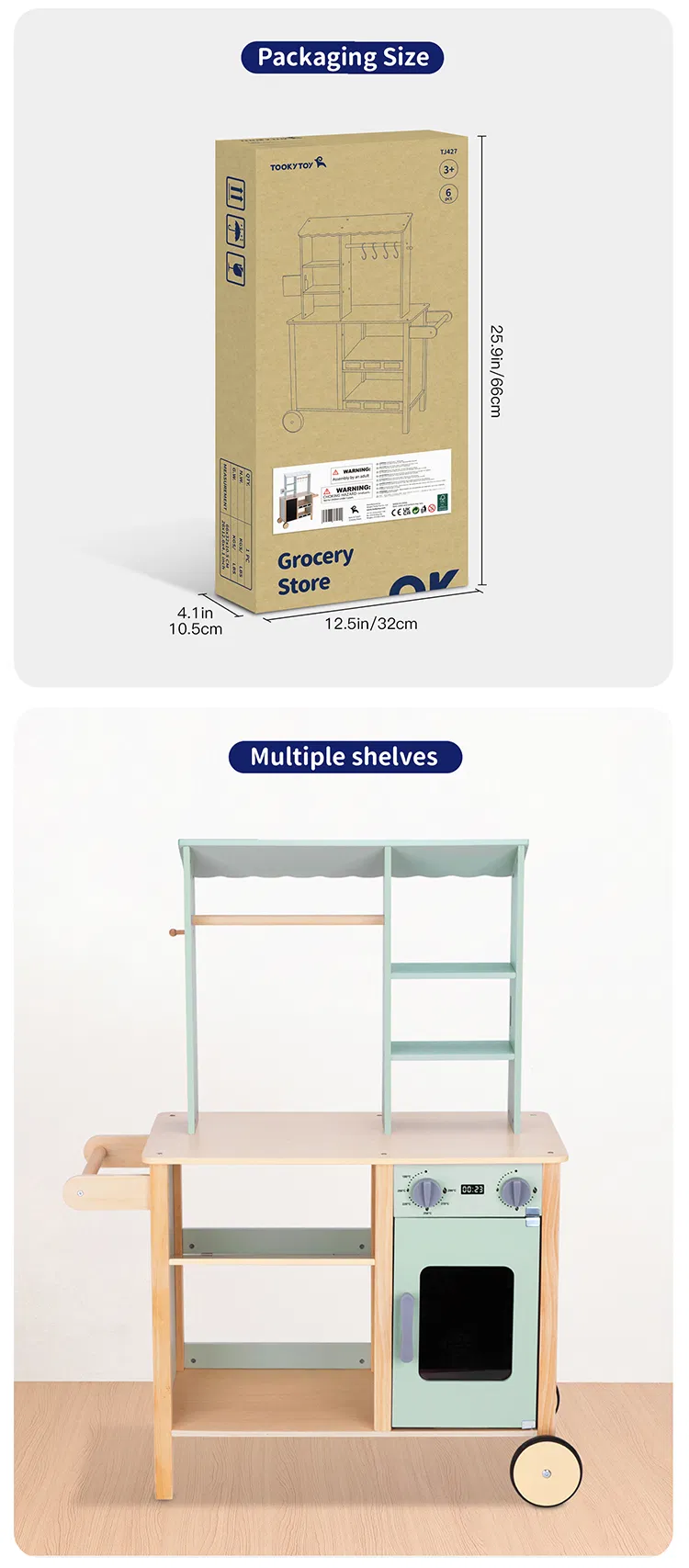 Wooden Grocery Store Toy 3