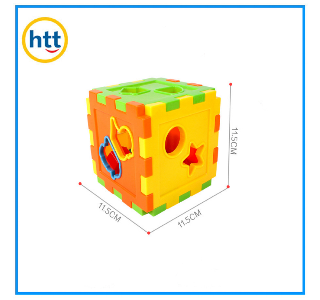 DIY Block Plastic Activity Cube Baby Assembly Toys Early Learning Toy