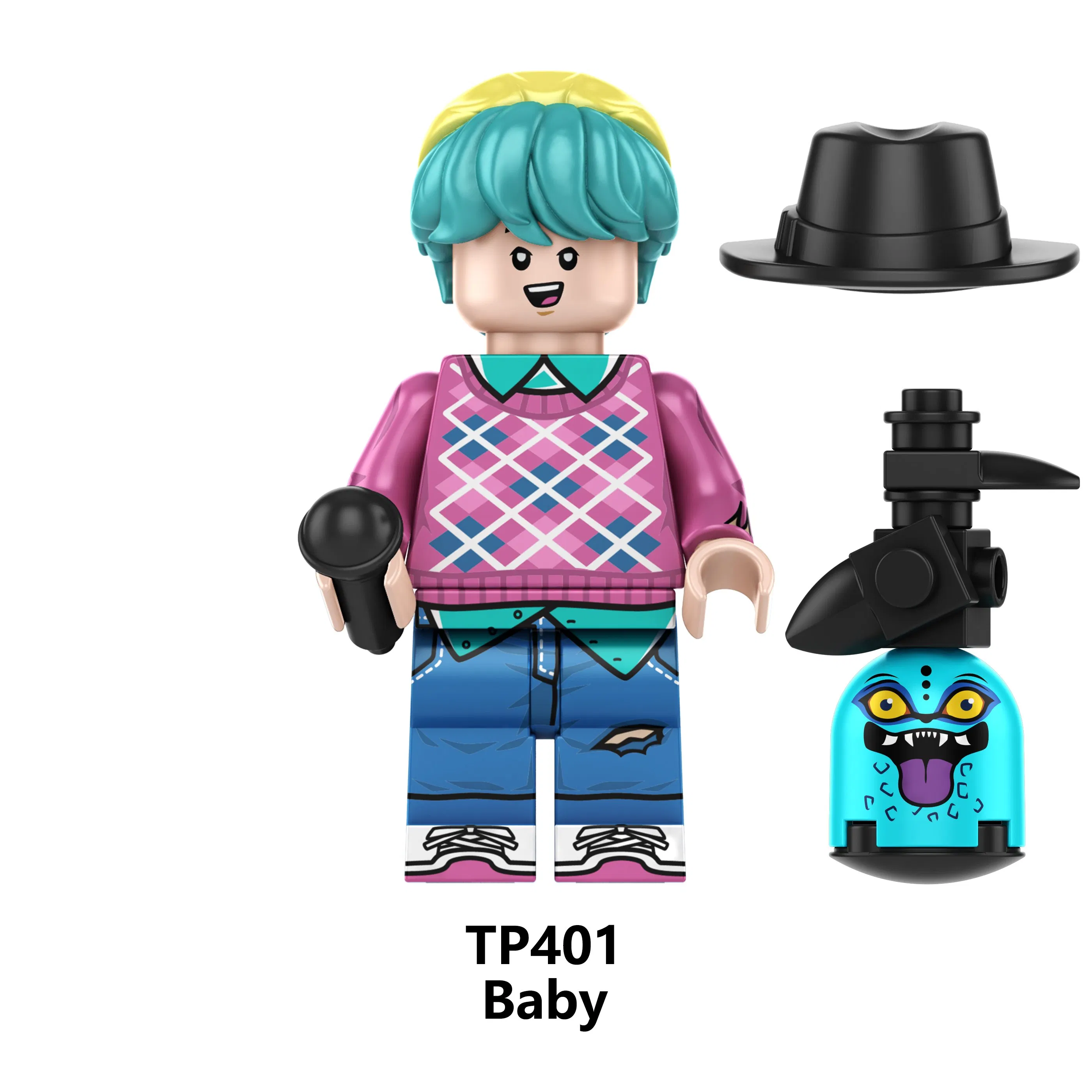 Kpop Demon Hunters Assembly Building Block Mini Figures Children Educational Toy (TP1049)