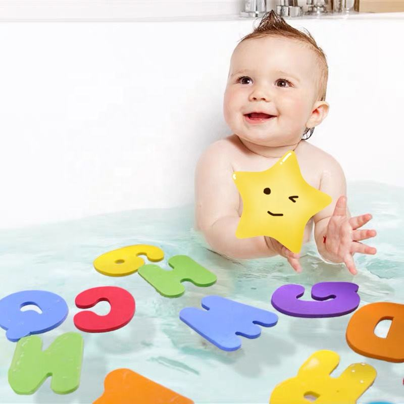 Bathroom Water Playing EVA Foam Letters and Numbers Bath Toys for Kids