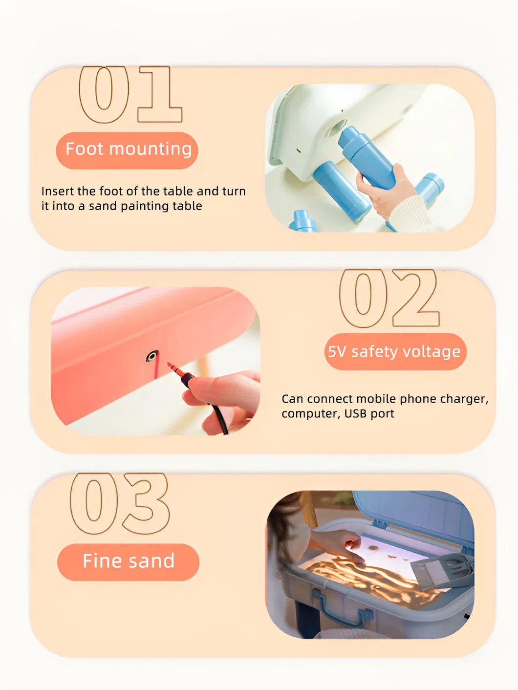 Sand Art Table Detail 9