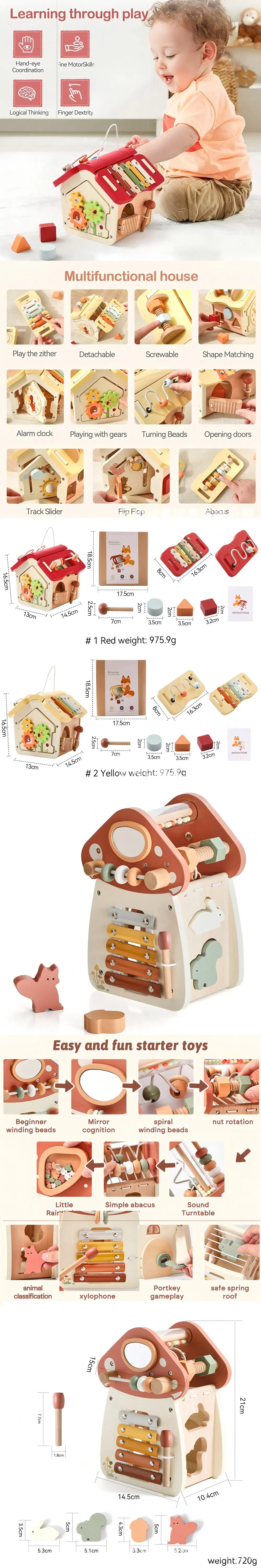 Wooden Montessori Toys Detail 1