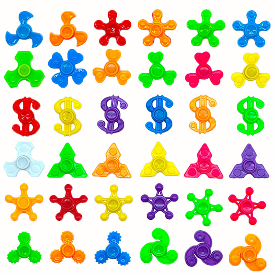 185003 - Mini Fidget Finger Spinners Capsule Toys (2 inch)