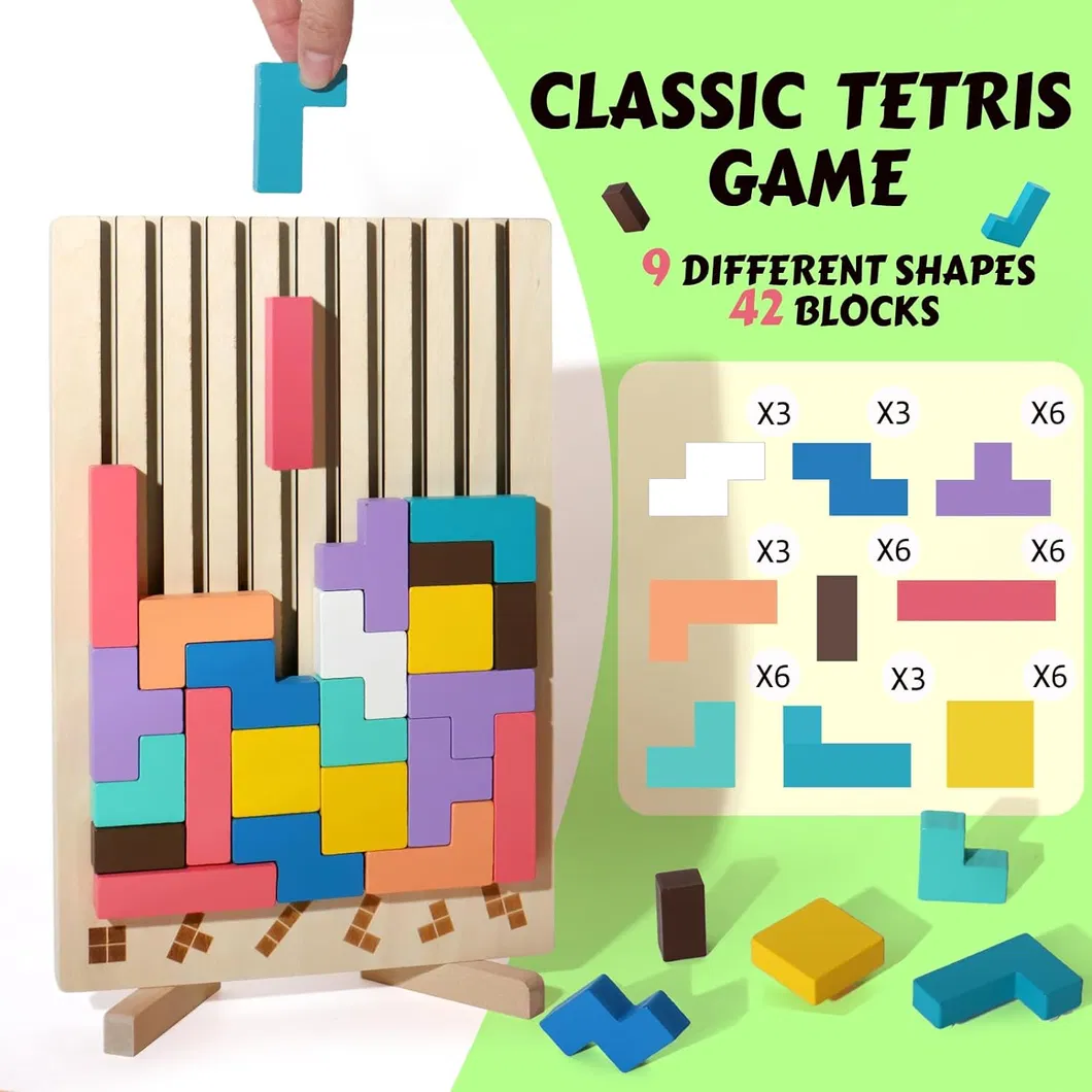 Wooden Blocks Puzzle 3