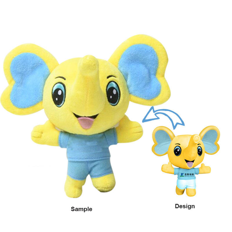 Factory OEM Custom Plushie Make Your Own Design Stand up Stuffed Animal
