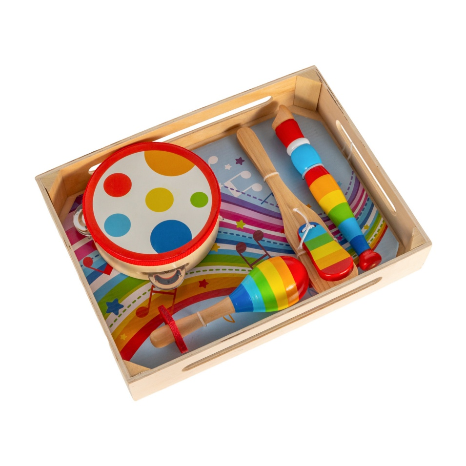 High Quality Kids Wooden Musical Instruments Toys Play Set Wholesale Role-Playing Educational Toys Durable Wooden Toys