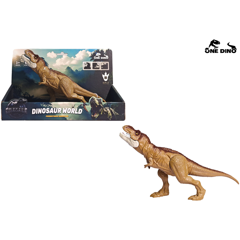 Wholesale Educational Electric Plastic Tyrannosaurus Rex Dinosaur Toy with Sound, Movable Joints and Battery Included Stem Learning Children Kids Gift Toys