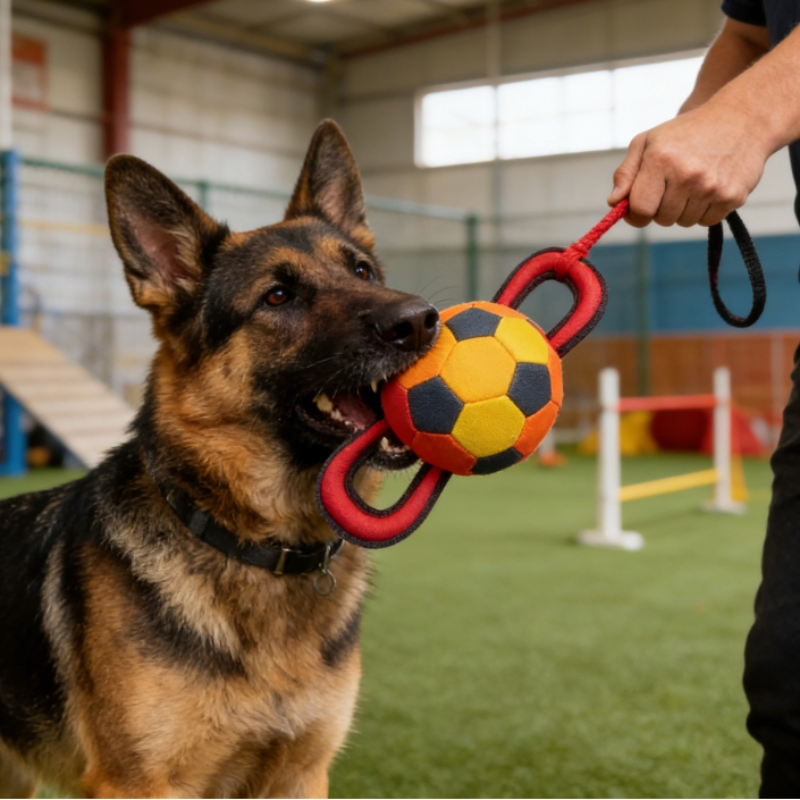 Oxford Soccer Ball Dog Toy Suitable for Water Resistant Outdoor Adventure Play