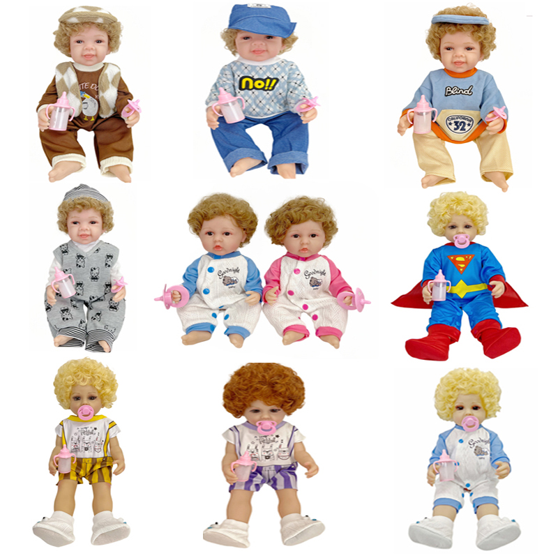 Wholesale Children Kids Born Baby Doll Silicone Baby Dolls Babydoll Set Play House Girl Toy Reborn Baby Doll