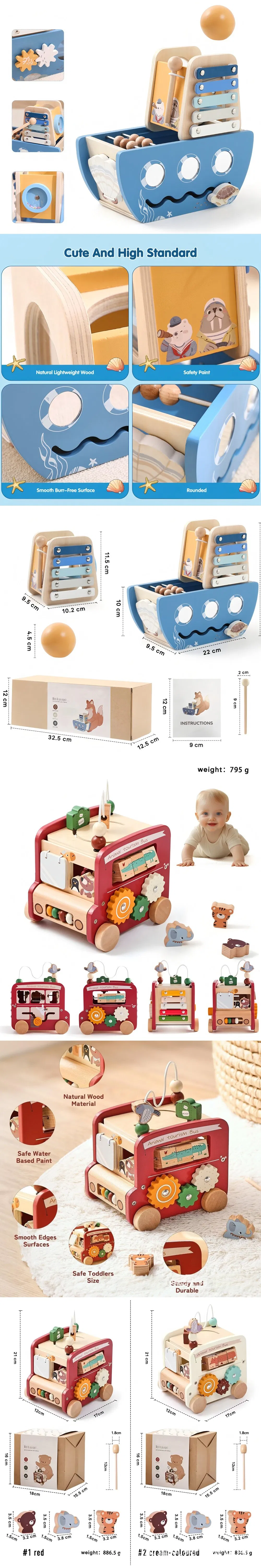 Wooden Montessori Toys Detail 3