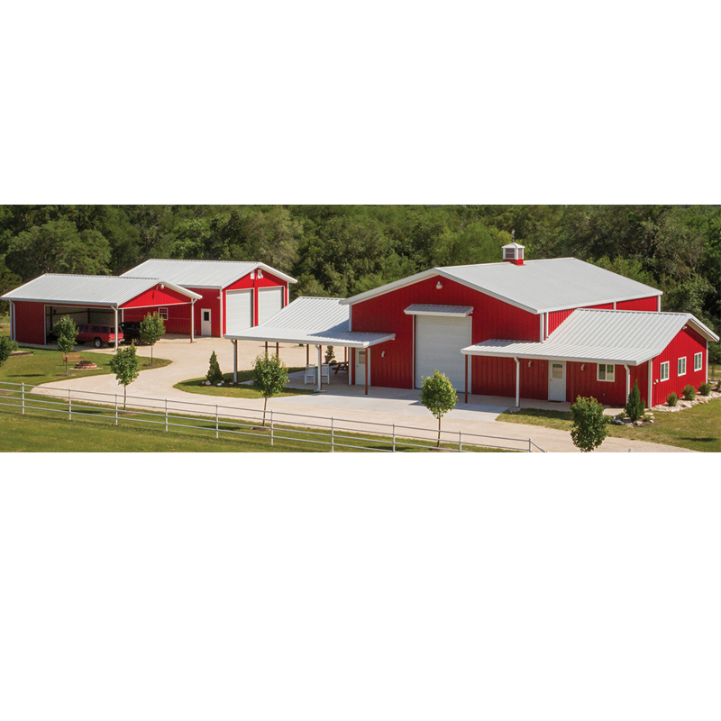 New Metal Warehouse Steel Construction Polo Barn Kits