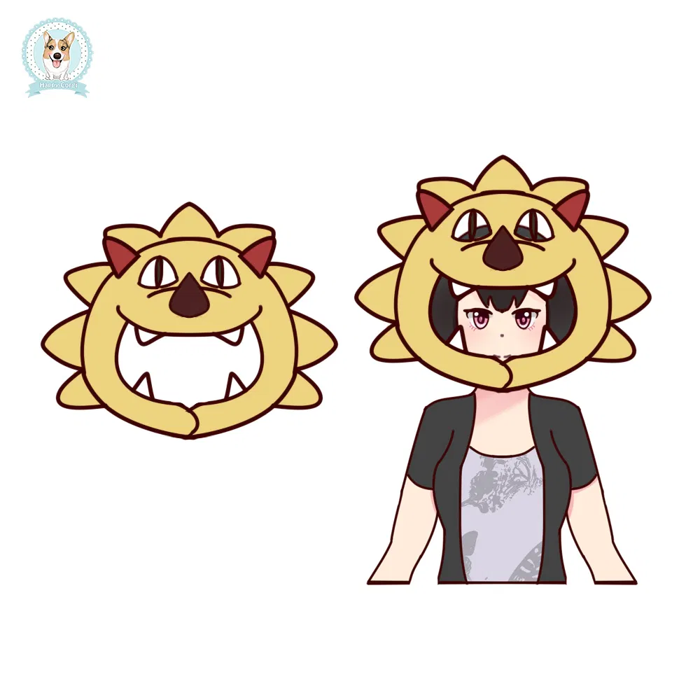 Wholesale Custom Plush Headgear Stuffed Animal Shape Creative Plush Skin Head Cover