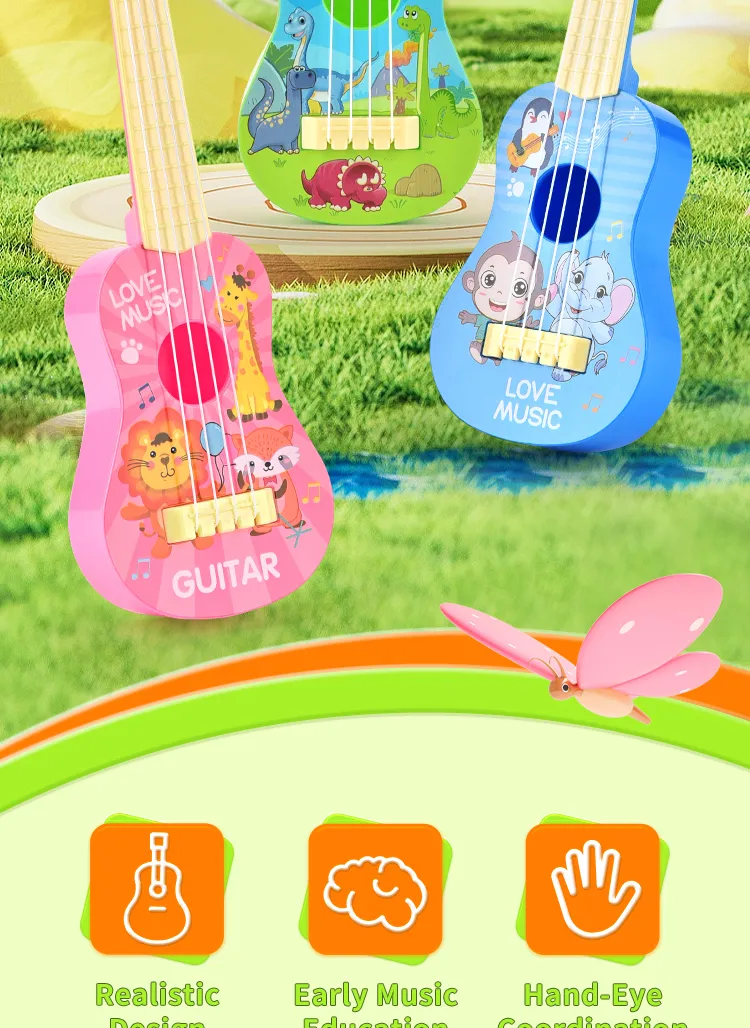 Cartoon Guitar Toy View 2