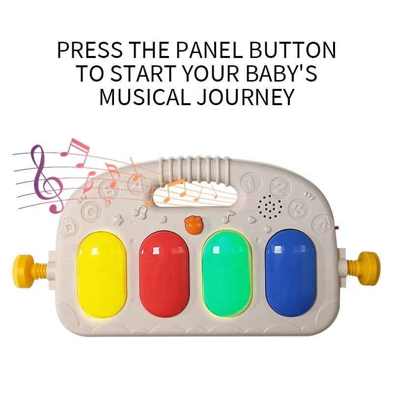 AiJH Wholesale Toys Infant Piano Playmat Rattles Toys Multifunctional Musical Activity Gym Baby Play Mat Toys