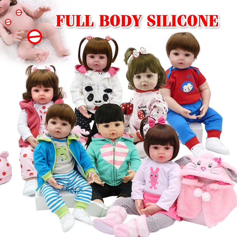 High-Quality Reborn Baby Dolls Realistic Reborn Silicone Dolls for Kids Soft Silicone Simulation Reborn Baby Doll