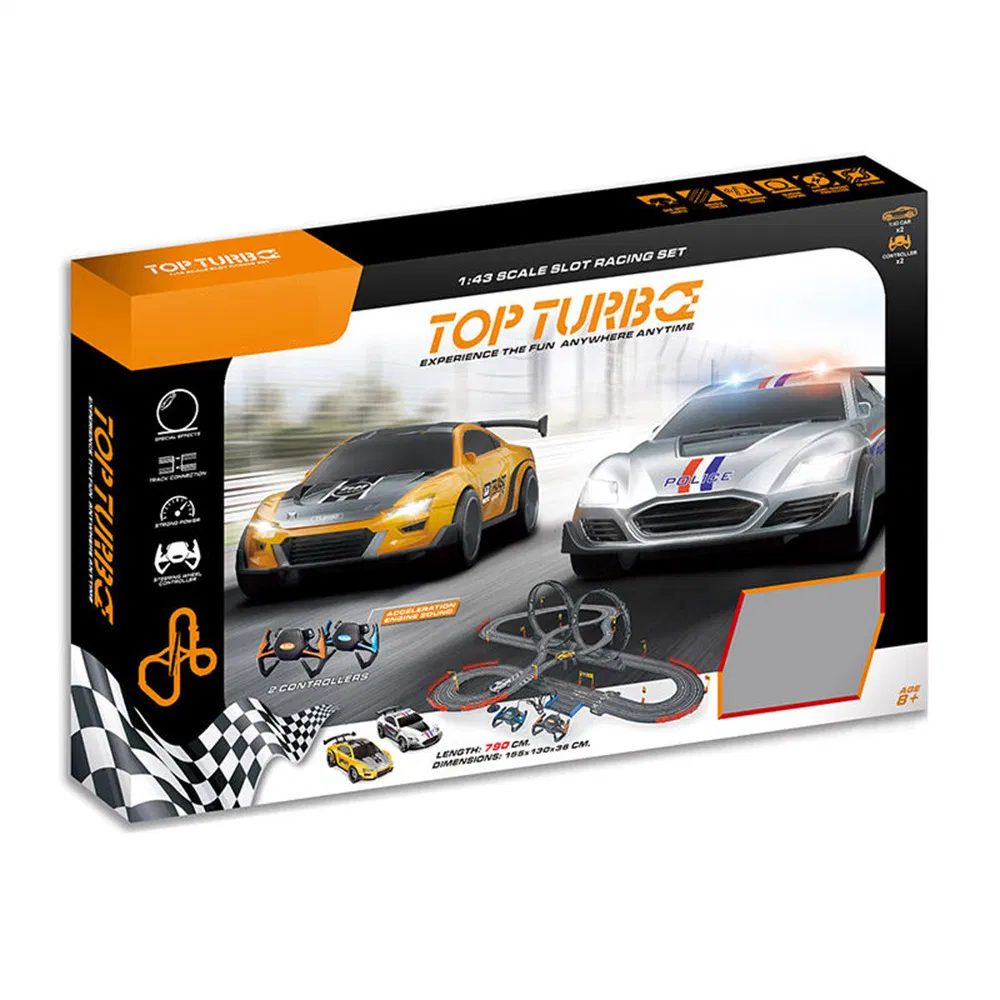 Wholesale Kids High Speed Track Rail Racing Game Remote Control Slot Car Toys