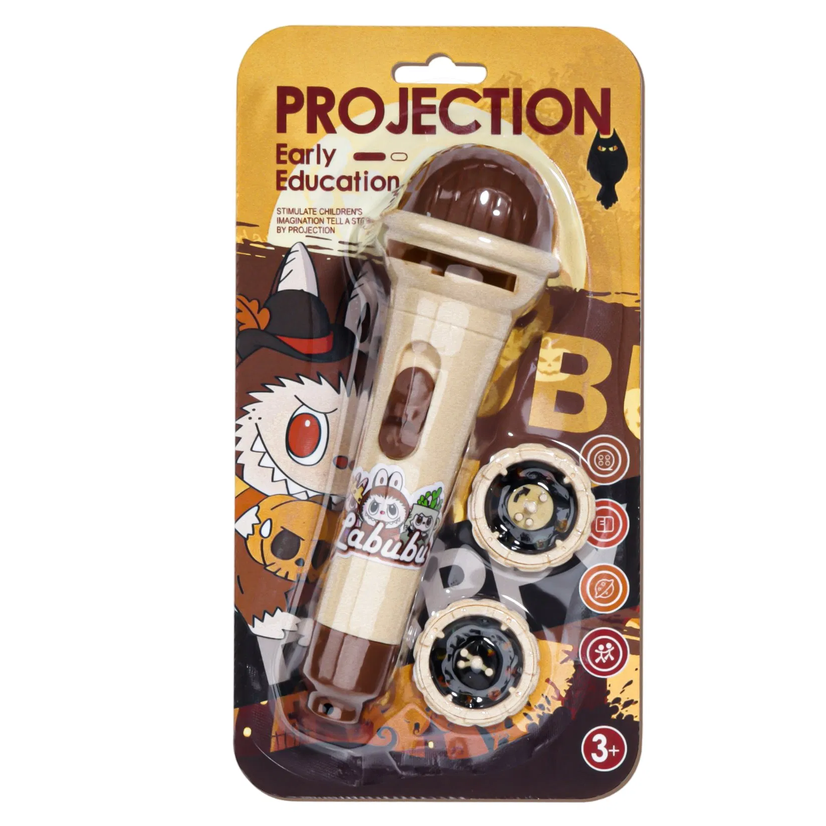 Baby Dream Projector Flashlight Story Lamp for Early Learning Fun Projection Toys