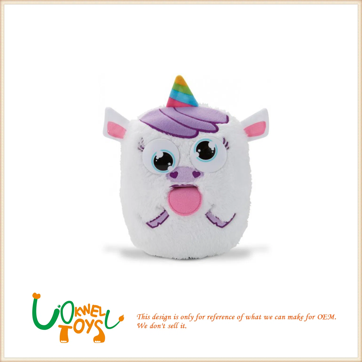 New Design Unicorn Animal Plush Toy Kawaii Custom Stuffed Unicorn