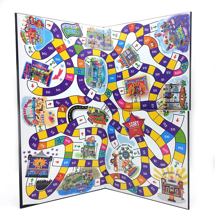 China Factory Custom Ludo Board Card Game Card Printing for Family Traveling Party Game for Fun