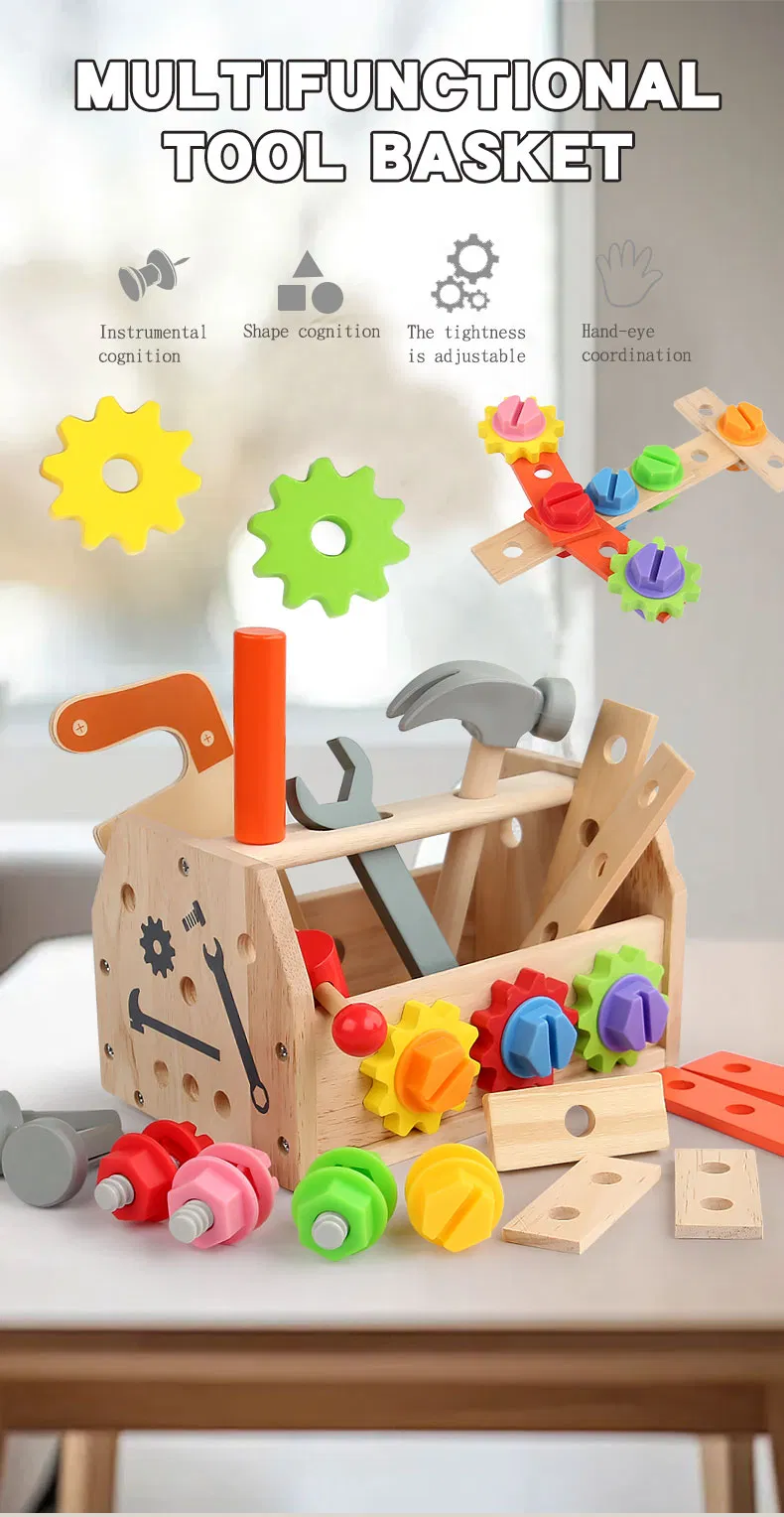 Children's Tool Basket Toy Display 1