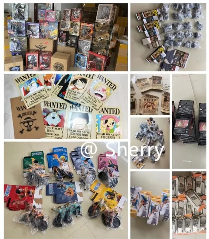 Anime Luffy Nika Ghost Statue Model 4