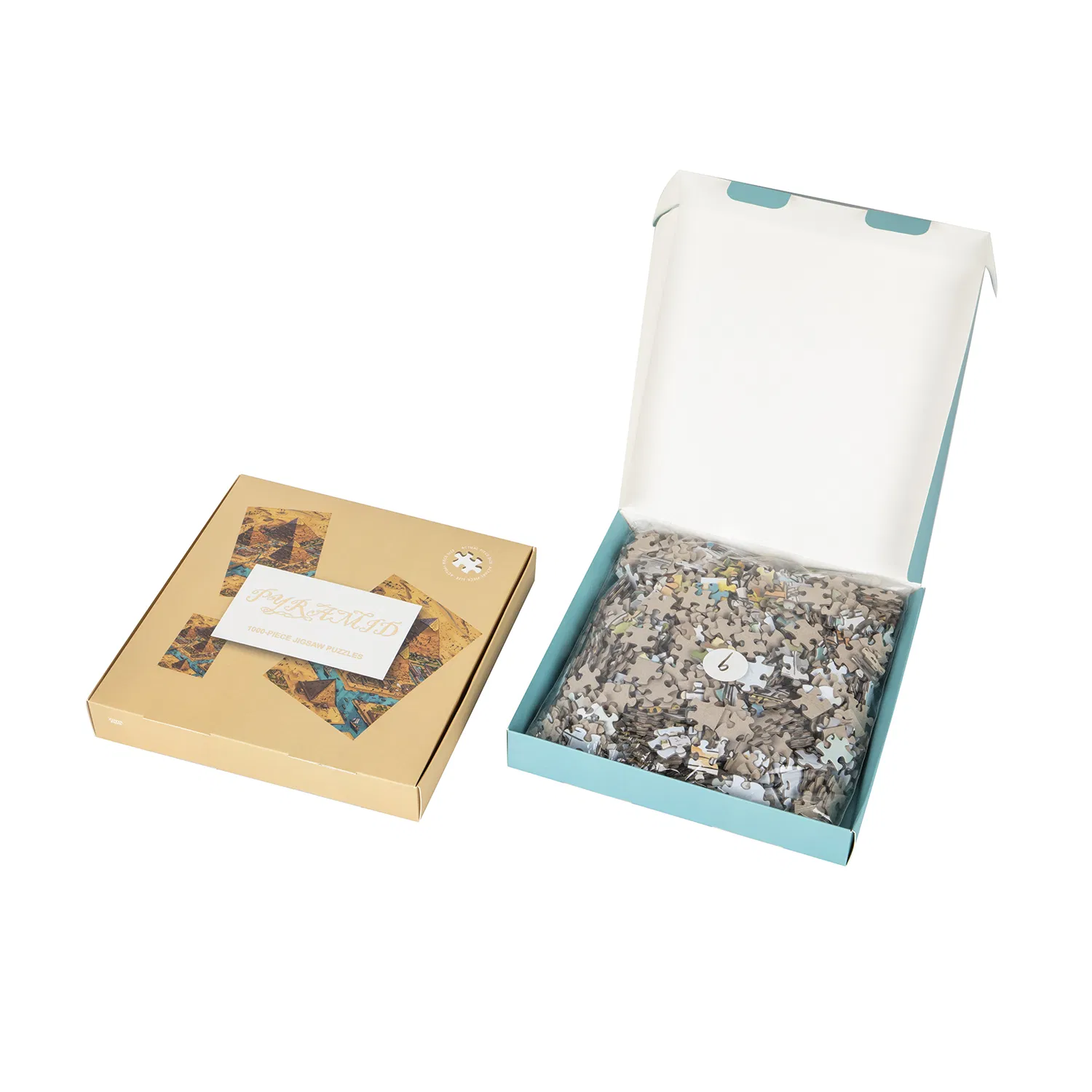 Custom Design Cardboard Children Adult Playing Animal Picture 500 Pieces 1000 Block Game Jigsaw Puzzle Children Intelligence Development Toys