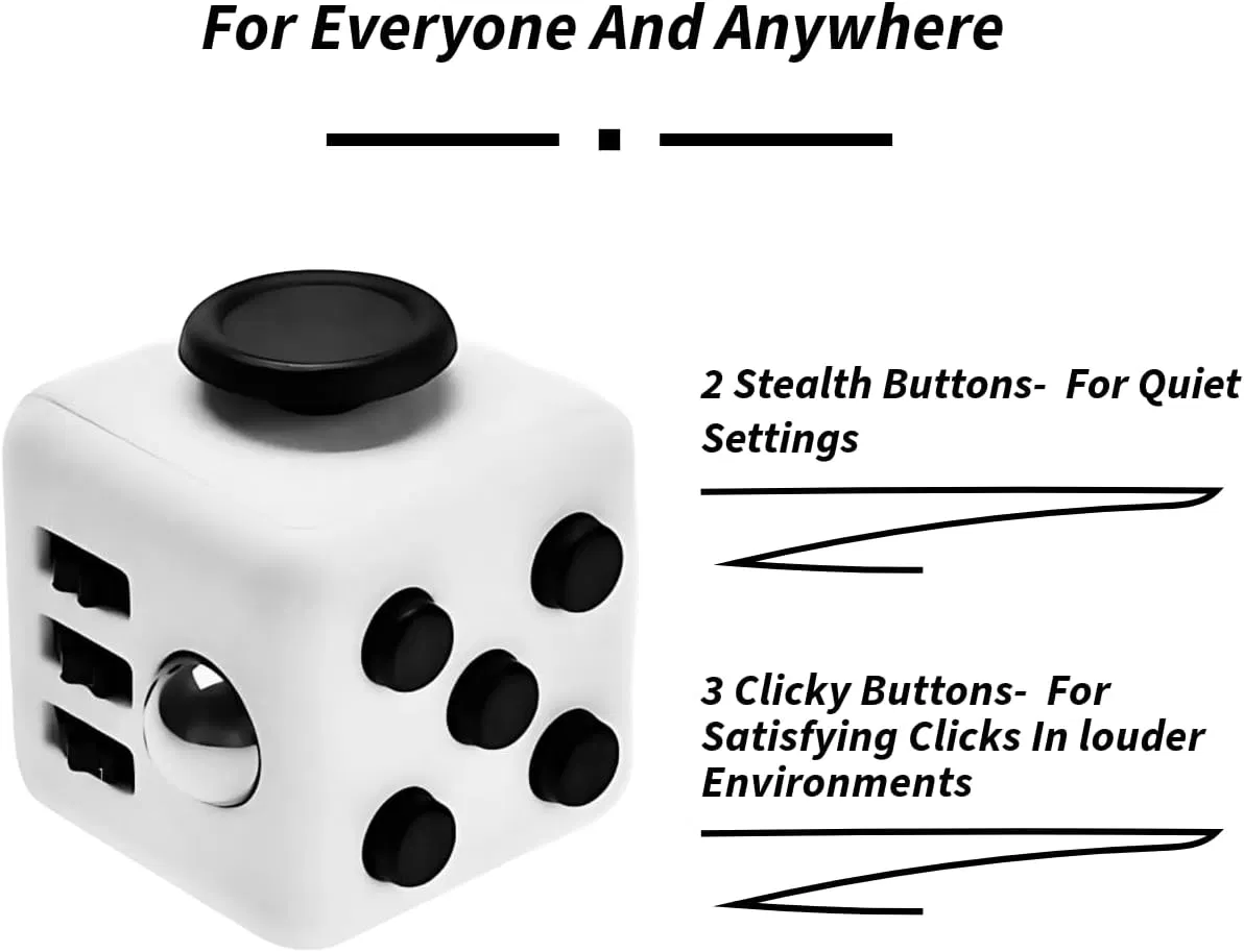 Wholesale Fidget Gadget Cube for Work, School or Relaxation Fun Cube Toy Designed to Relieve Stress The Original Fidget Cube Stress Relief Desk Toys