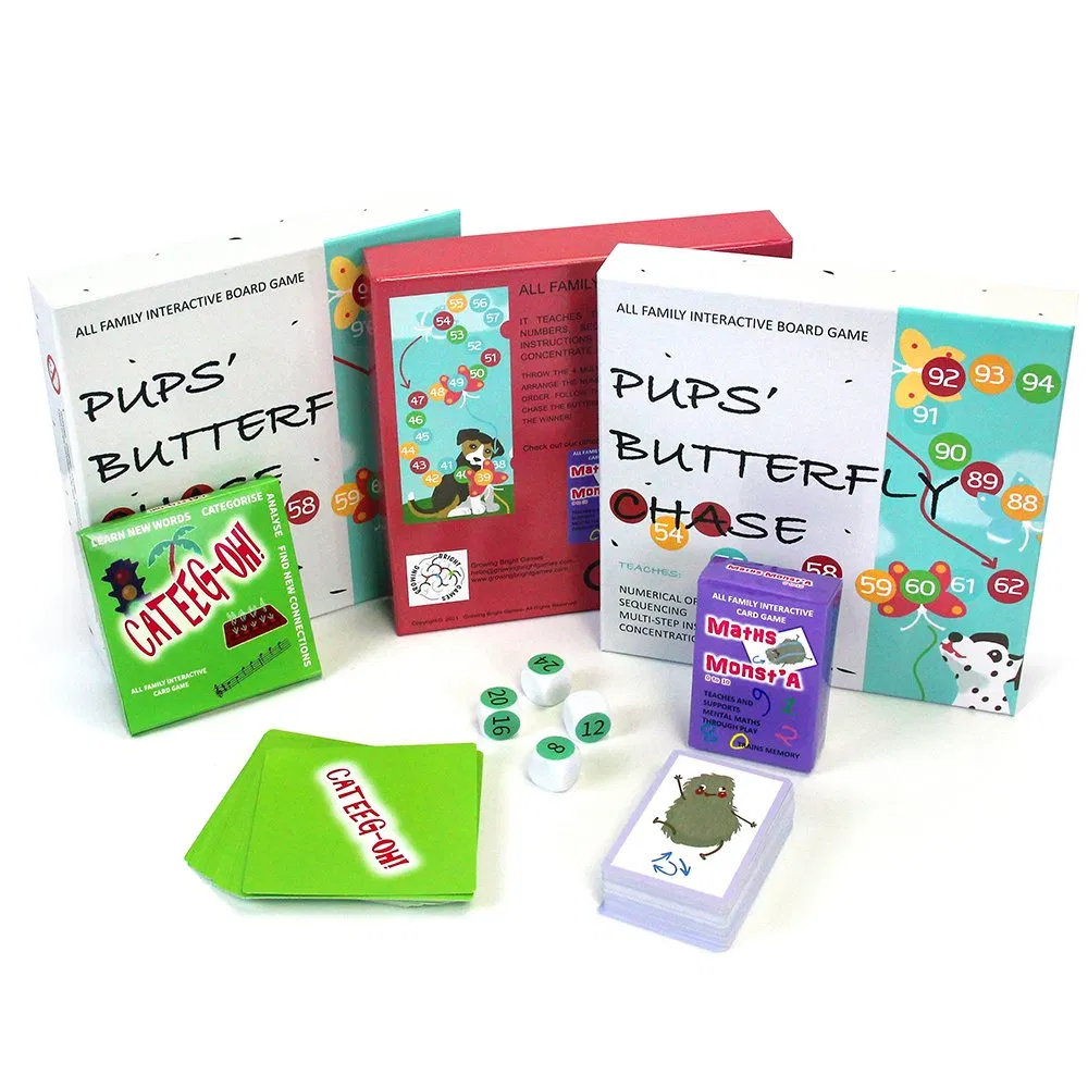 Customized Board Games Paper Card Printing Kids Family Adult Educational Toys Classic Paper Figures Custom Party Game