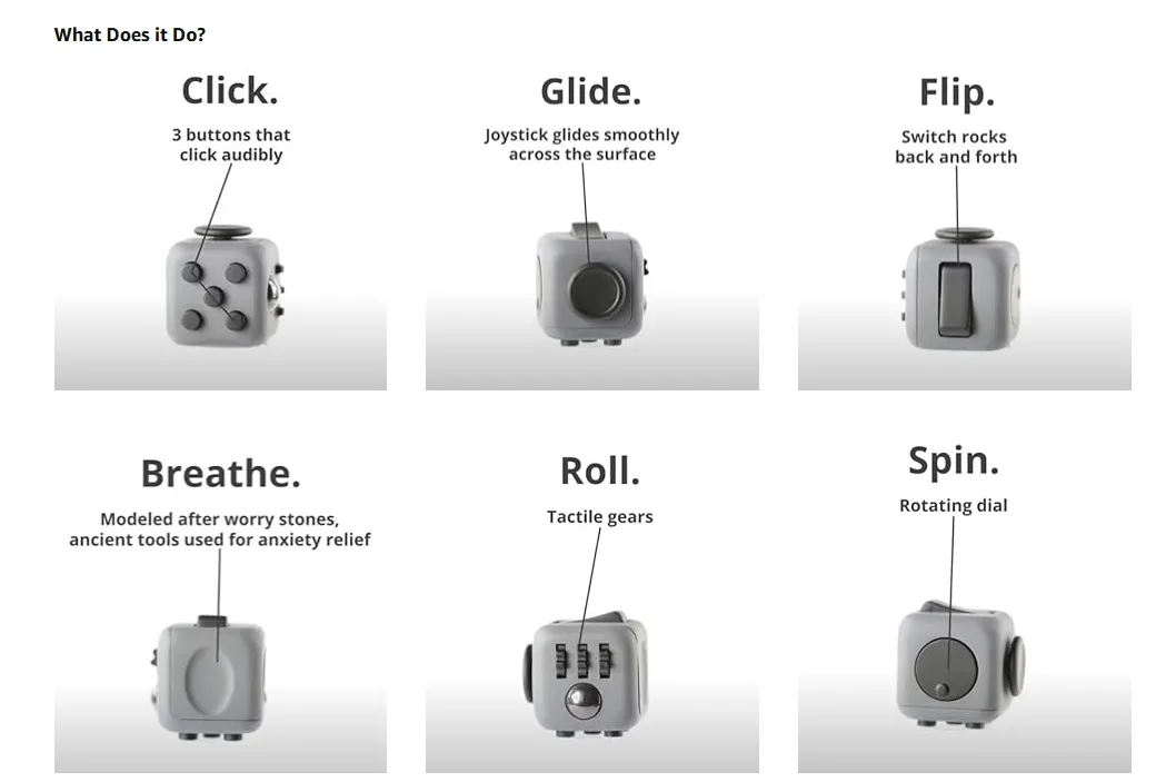 Fidget Cube Toy