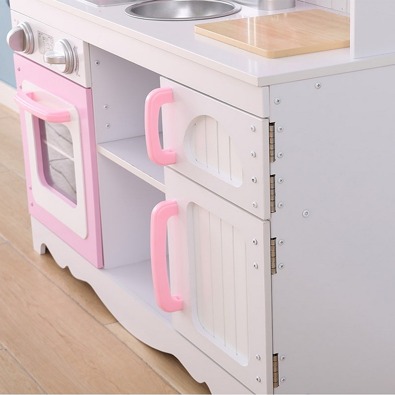 Early Education Wooden Play Kitchen Role Cooking Toys for Kids